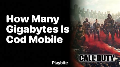 call of duty mobile total size|How Many GB Is COD Mobile With Resources (2024).